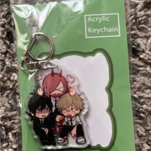 Chainsaw man acrylic keychain Japanese Anime